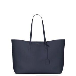 Yves Saint Laurent East/West Shopper Tote Bag Marine Blue